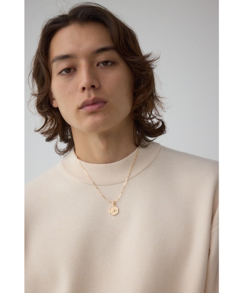 AZUL by moussy（アズールバイマウジー）の「スネークチェーンコインネックレス（ネックレス・メンズ・ゴールド/シルバー・FREE）」の9枚目の写真