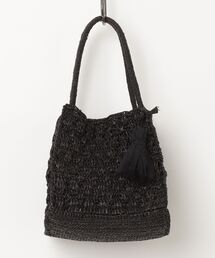 《新品・未使用タグ付き》DATOU 黒 かごバッグ ブランド古着】かごバッグ（ブラック/黒色系）古着通販 - ZOZOUSED