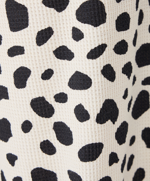 FRUIT OF THE LOOM（フルーツオブザルーム）の「【FRUIT OF THE LOOM/フルーツ オブ ザ ルーム】【上下2点セット】ワッフルルームウエアアニマル/アニマル/ギフト/おうち/パジャマ【WEB限定】（ルームウェア/パジャマ・レディース・ブラック/グレー/ブラウン・M/L）」の11枚目の写真