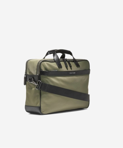 COLE HAAN（コールハーン）の「カールソン デイリー ブリーフケース mens（ビジネスバッグ・メンズ・グリーン・OSFA）」の4枚目の写真