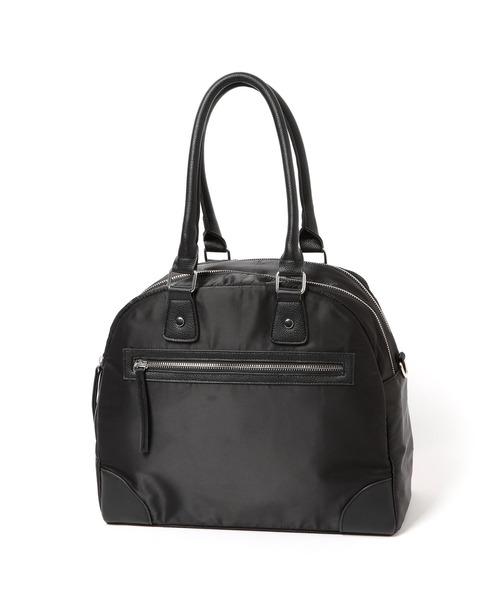 LAKOLE（ラコレ）の「サテンコンビビッグボストンバッグ / 631254（ボストンバッグ・レディース・ブラック/グレー・FREE）」の5枚目の写真