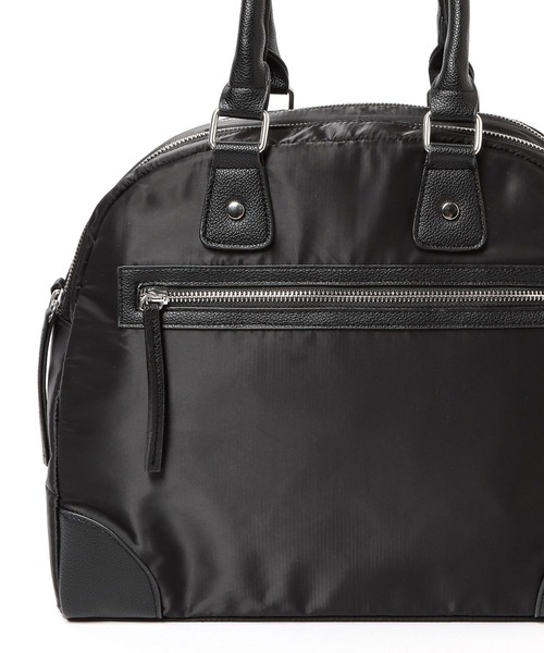 LAKOLE（ラコレ）の「サテンコンビビッグボストンバッグ / 631254（ボストンバッグ・レディース・ブラック/グレー・FREE）」の10枚目の写真