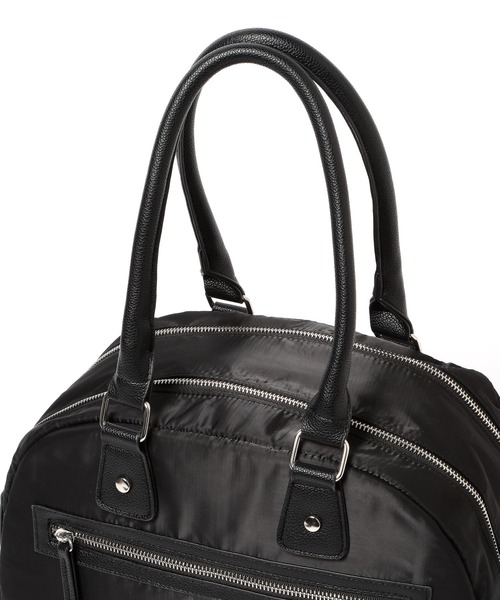 LAKOLE（ラコレ）の「サテンコンビビッグボストンバッグ / 631254（ボストンバッグ・レディース・ブラック/グレー・FREE）」の13枚目の写真