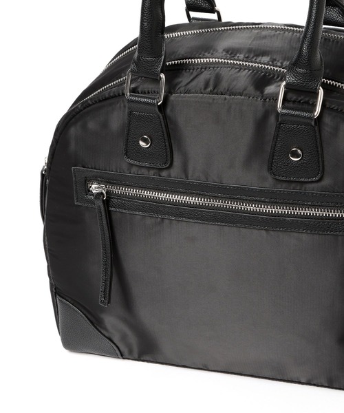 LAKOLE（ラコレ）の「サテンコンビビッグボストンバッグ / 631254（ボストンバッグ・レディース・ブラック/グレー・FREE）」の15枚目の写真