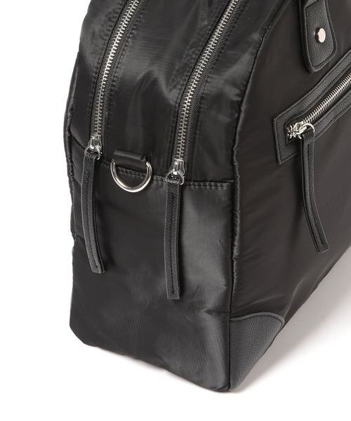 LAKOLE（ラコレ）の「サテンコンビビッグボストンバッグ / 631254（ボストンバッグ・レディース・ブラック/グレー・FREE）」の18枚目の写真