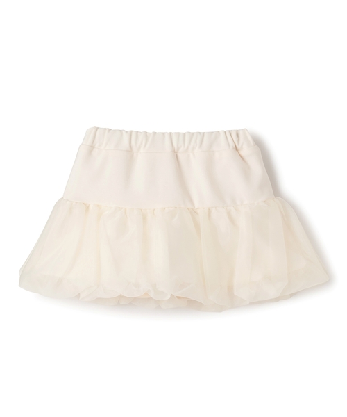 Lycee mine(リセマイン)の「オーガンジーバルーンスカート(インパン付き)(スカート・キッズ・ラベンダー/アイボリー/グレー/ブラック・110cm/120cm/140cm/100cm/130cm/150cm)」の5枚目の写真