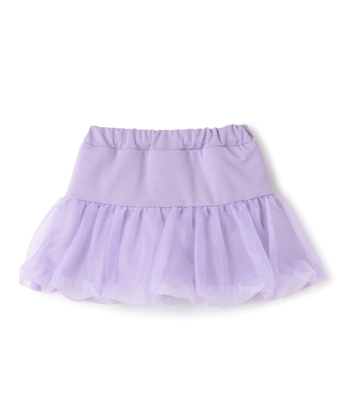 Lycee mine(リセマイン)の「オーガンジーバルーンスカート(インパン付き)(スカート・キッズ・ラベンダー/アイボリー/グレー/ブラック・110cm/120cm/140cm/100cm/130cm/150cm)」の6枚目の写真