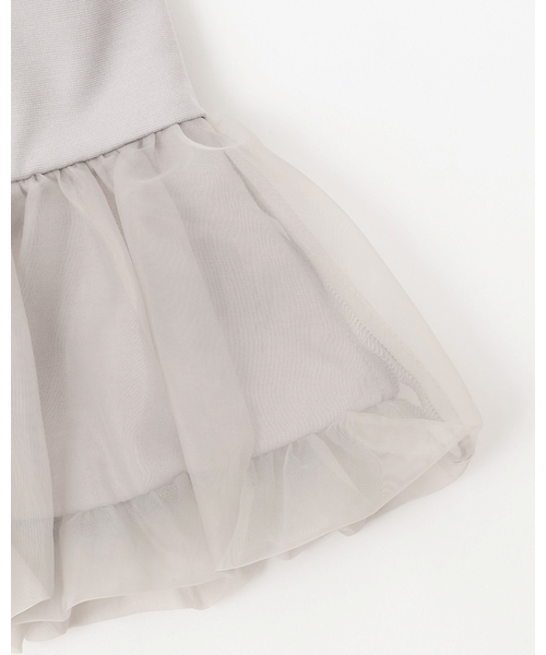 Lycee mine(リセマイン)の「オーガンジーバルーンスカート(インパン付き)(スカート・キッズ・ラベンダー/アイボリー/グレー/ブラック・110cm/120cm/140cm/100cm/130cm/150cm)」の11枚目の写真