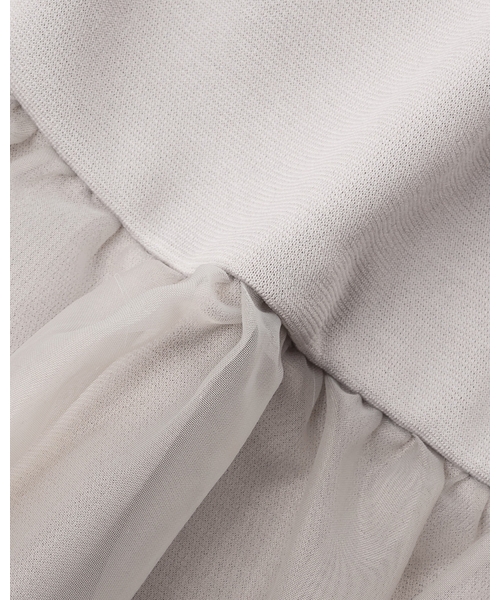 Lycee mine(リセマイン)の「オーガンジーバルーンスカート(インパン付き)(スカート・キッズ・ラベンダー/アイボリー/グレー/ブラック・110cm/120cm/140cm/100cm/130cm/150cm)」の13枚目の写真