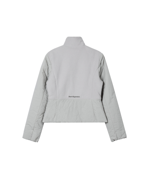 Rest&Recreation(レストアンドレクリエーション)の「HIGH-NECK QUILTED JACKET - GREY(その他トップス・メンズ・その他・SMALL/LARGE)」の6枚目の写真