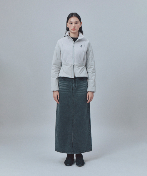 Rest&Recreation(レストアンドレクリエーション)の「HIGH-NECK QUILTED JACKET - GREY(その他トップス・メンズ・その他・SMALL/LARGE)」の2枚目の写真