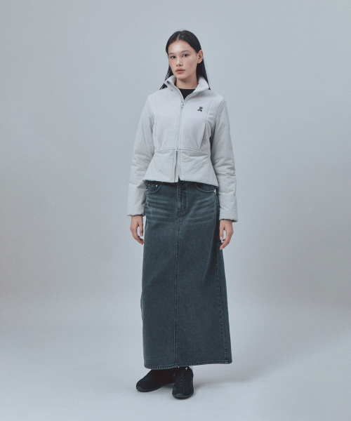Rest&Recreation(レストアンドレクリエーション)の「HIGH-NECK QUILTED JACKET - GREY(その他トップス・メンズ・その他・SMALL/LARGE)」の3枚目の写真