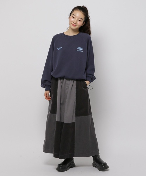 niko and...(ニコアンド)の「ドロストラグランアソートプルオーバー(スウェット・レディース・ナチュラル/ライトグレー/ブラウン/ネイビー・LARGE/MEDIUM)」の20枚目の写真