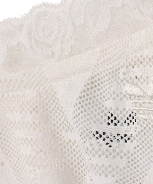 adidas(アディダス)の「adidas LACE BARDOT TOP / アディダス レース バルドー トップ(Tシャツ/カットソー・レディース・ホワイト・L/M/S)」の7枚目の写真