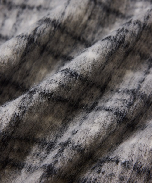 VIS（ビス）の「シャギーVネックミニ丈ジャンパースカート（ジャンパースカート・レディース・チャコールグレー/グレー系その他・FREE）」の18枚目の写真