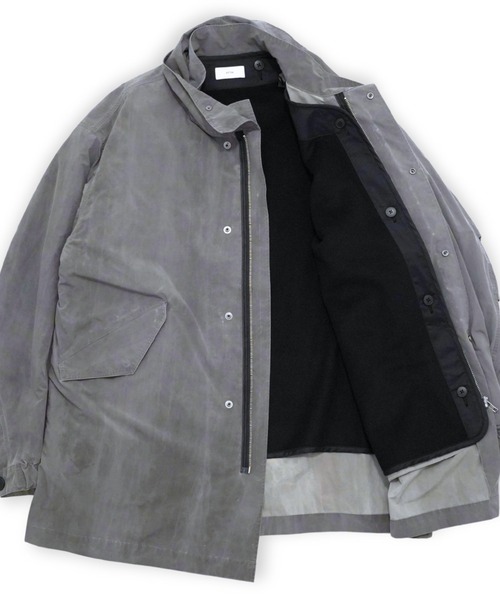 ATON】 PIGMENT AIR WEATHER SHORT MODS COAT（ミリタリージャケット