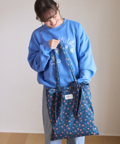 Cath Kidston（キャスキッドソン）の「【ZOZO限定】リボントートバッグ（トートバッグ・レディース・アイボリー/ネイビー・FREE）」の10枚目の写真