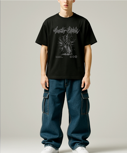 MONSTER REPUBLIC(モンスターリパブリック)の「ハウリンググレーTシャツブラック_8137(Tシャツ/カットソー・レディース・その他・SMALL/MEDIUM/LARGE/X-LARGE)」の2枚目の写真