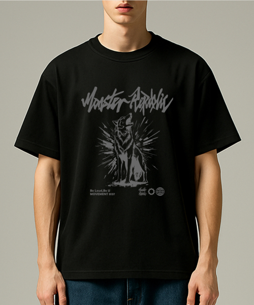 MONSTER REPUBLIC(モンスターリパブリック)の「ハウリンググレーTシャツブラック_8137(Tシャツ/カットソー・レディース・その他・SMALL/MEDIUM/LARGE/X-LARGE)」の4枚目の写真