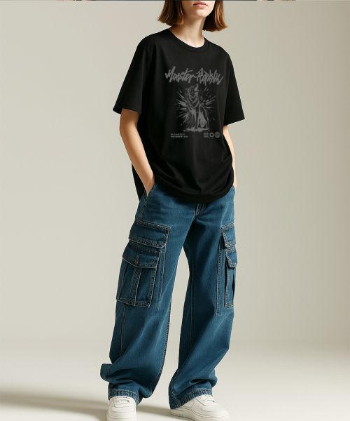 MONSTER REPUBLIC(モンスターリパブリック)の「ハウリンググレーTシャツブラック_8137(Tシャツ/カットソー・レディース・その他・SMALL/MEDIUM/LARGE/X-LARGE)」の5枚目の写真