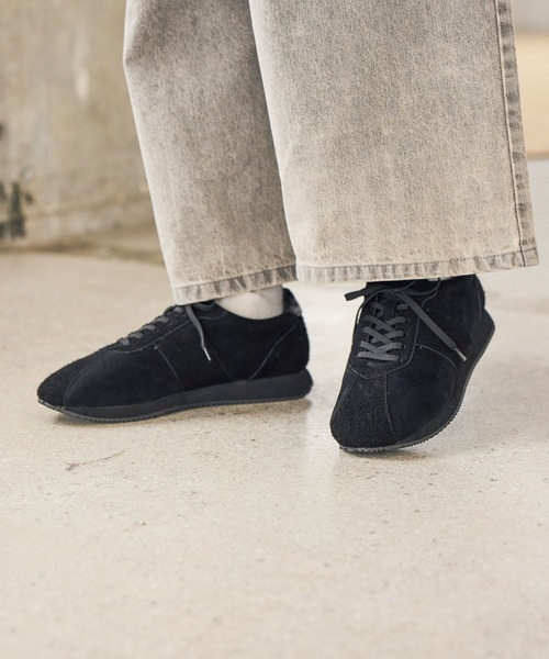 studio CLIP（スタディオクリップ）の「【撥水・消臭・抗菌防臭】軽らく撥水スエードスニーカー（スニーカー・レディース・ベージュ/ダークブラウン/ブラック・LARGE/MEDIUM）」の5枚目の写真