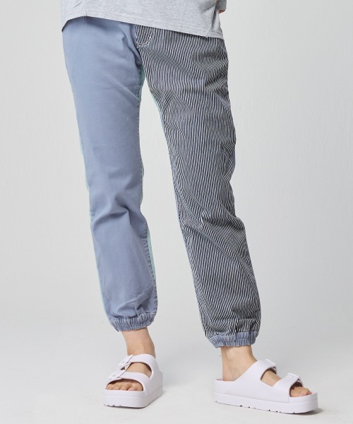 KRIFF MAYER Lady's Collection（クリフメイヤーレディースコレクション）の「マルチカラージョガーパンツ（その他パンツ・レディース・サックスブルー/ダークブルー/ナチュラル・LARGE/MEDIUM）」の4枚目の写真