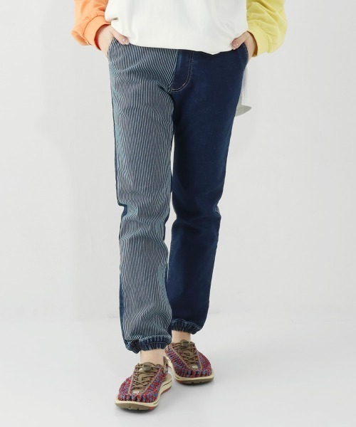 KRIFF MAYER Lady's Collection（クリフメイヤーレディースコレクション）の「マルチカラージョガーパンツ（その他パンツ・レディース・サックスブルー/ダークブルー/ナチュラル・LARGE/MEDIUM）」の10枚目の写真