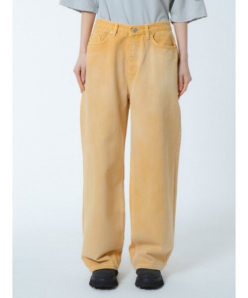 UNKNOWN PLANET(アンノウンプラネット)の「ワイドステップダイングパンツイエロー(その他パンツ・レディース・その他・MEDIUM/SMALL/LARGE)」の4枚目の写真