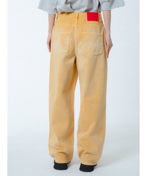UNKNOWN PLANET(アンノウンプラネット)の「ワイドステップダイングパンツイエロー(その他パンツ・レディース・その他・MEDIUM/SMALL/LARGE)」の7枚目の写真