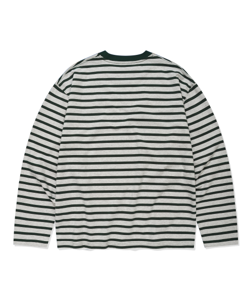 COVERNAT（カバーナット）の「ストライプロングスリーブ グリーン（Tシャツ/カットソー・レディース・その他・MEDIUM/LARGE/X-LARGE/SMALL）」の7枚目の写真