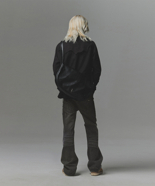 NOT4NERD(ノットフォーナード)の「Hand Cut Suede Western Shirt - Black(シャツ/ブラウス・レディース・その他・MEDIUM/LARGE/X-LARGE)」の6枚目の写真