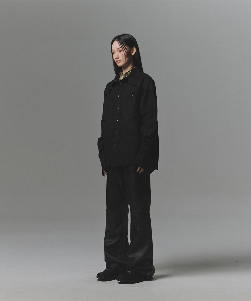 NOT4NERD(ノットフォーナード)の「Hand Cut Suede Western Shirt - Black(シャツ/ブラウス・レディース・その他・MEDIUM/LARGE/X-LARGE)」の7枚目の写真