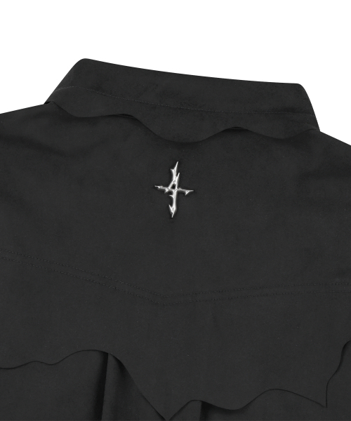 NOT4NERD(ノットフォーナード)の「Hand Cut Suede Western Shirt - Black(シャツ/ブラウス・レディース・その他・MEDIUM/LARGE/X-LARGE)」の12枚目の写真