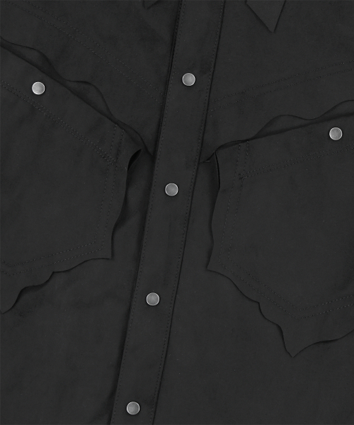 NOT4NERD(ノットフォーナード)の「Hand Cut Suede Western Shirt - Black(シャツ/ブラウス・レディース・その他・MEDIUM/LARGE/X-LARGE)」の13枚目の写真
