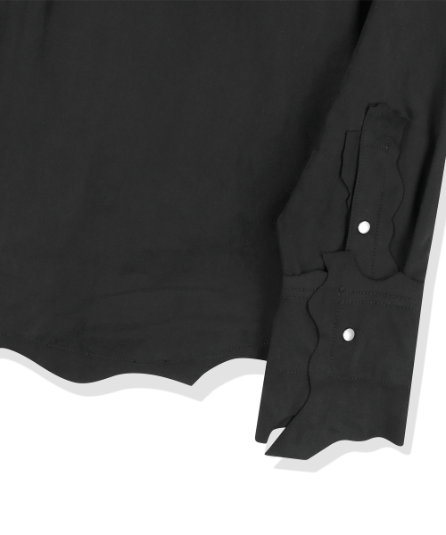 NOT4NERD(ノットフォーナード)の「Hand Cut Suede Western Shirt - Black(シャツ/ブラウス・レディース・その他・MEDIUM/LARGE/X-LARGE)」の16枚目の写真