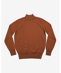 sortie（ソルティ）の「Extrafine Merino Wool Mock-neck (Orange)（ニット/セーター）」
