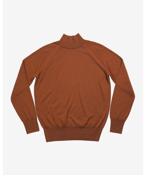 sortie(ソルティ)の「Extrafine Merino Wool Mock-neck (Orange)(ニット/セーター・メンズ・その他・X-LARGE/LARGE/MEDIUM)」の1枚目の写真