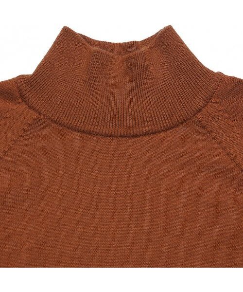 sortie(ソルティ)の「Extrafine Merino Wool Mock-neck (Orange)(ニット/セーター・メンズ・その他・X-LARGE/LARGE/MEDIUM)」の2枚目の写真