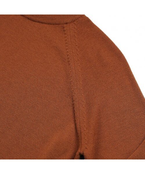 sortie(ソルティ)の「Extrafine Merino Wool Mock-neck (Orange)(ニット/セーター・メンズ・その他・X-LARGE/LARGE/MEDIUM)」の3枚目の写真