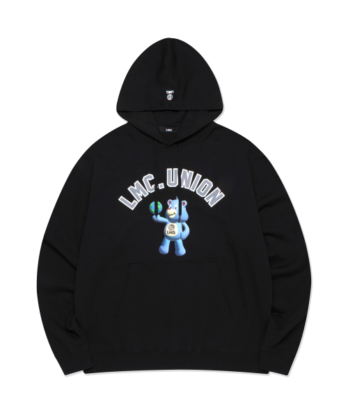 LMCの「UNION BEAR HOODIE black(パーカー・レディース・その他・LARGE/MEDIUM/SMALL)」の1枚目の写真