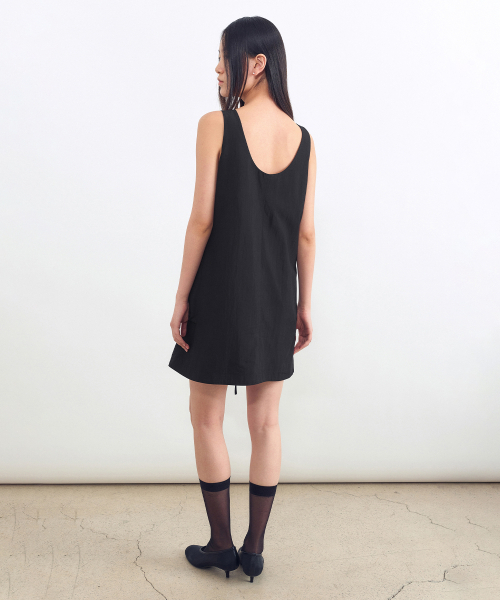 パラシュートミニワンピースBLACK（ワンピース）｜INSILENCE WOMEN