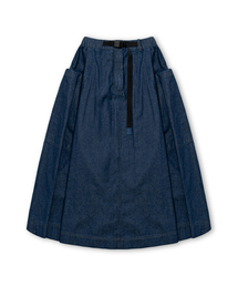ANGLAN（アングラン）の「[AG.W] Belt Bloom Denim Skirt - Indigo Denim（スカート）」