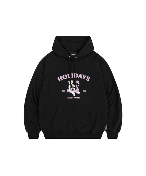 DYSFUNCT(ディスファンクト)の「HOLIDAY BEAR HOODIE (BLACK)(パーカー・メンズ・その他・MEDIUM/LARGE)」の1枚目の写真