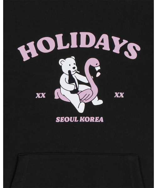 DYSFUNCT(ディスファンクト)の「HOLIDAY BEAR HOODIE (BLACK)(パーカー・メンズ・その他・MEDIUM/LARGE)」の3枚目の写真