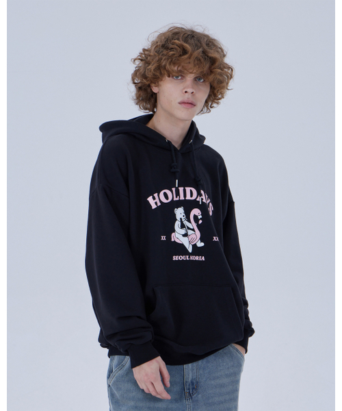 DYSFUNCT(ディスファンクト)の「HOLIDAY BEAR HOODIE (BLACK)(パーカー・メンズ・その他・MEDIUM/LARGE)」の4枚目の写真