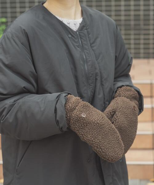 EKAL(エカル)の「ボアミトン(手袋・レディース・ブラウン/ブラック・ONE)」の20枚目の写真