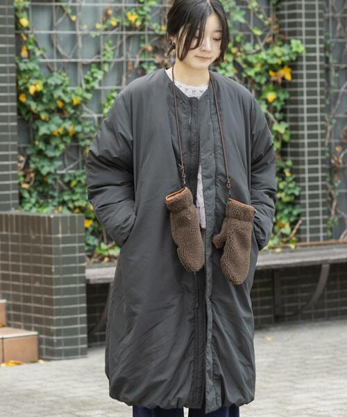 EKAL(エカル)の「ボアミトン(手袋・レディース・ブラウン/ブラック・ONE)」の19枚目の写真