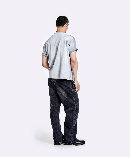 51%(フィフティーワンパーセント)の「トングデニムパンツ - ウォッシュドブラック(デニムパンツ・メンズ・その他・SMALL/MEDIUM/LARGE)」の5枚目の写真