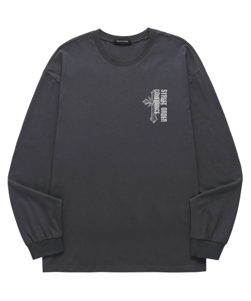 VANNWORKS(バンワークス)の「MINI CONFIDENCE ロングスリーブ (VLS0215) チャコール(Tシャツ/カットソー・レディース・その他・SMALL/MEDIUM/LARGE/X-LARGE/XX-LARGE)」の1枚目の写真