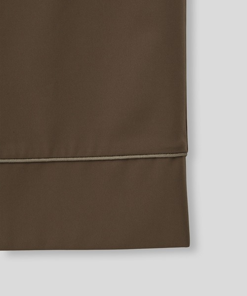 KINO THE KEI(キノザケイ)の「DAILY&LOUNGEWEAR パイピング ワイド パンツ KINO THE KEI(その他パンツ・レディース・アイボリー/ブラウン/ネイビー・S/M)」の11枚目の写真